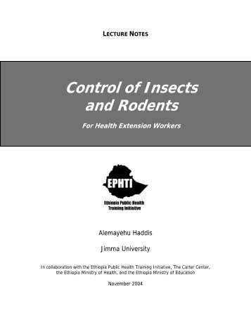 Control of Insects and Rodents - The Carter Center