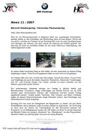 News 11 / 2007 - Histo-Cup Austria