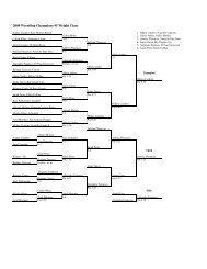 Brackets-Wrestling Girls 2009 - UIL