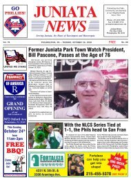 JUNIATA NEWS - Neilson Street