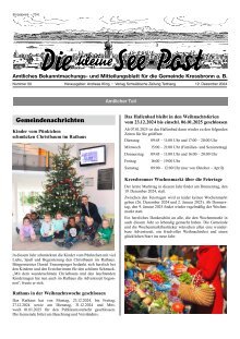23.01.2025 Die kleine See-Post