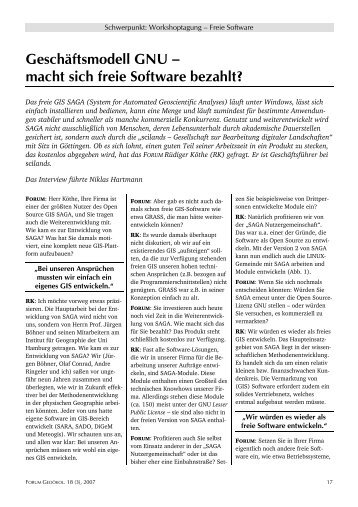 Geschäftsmodell GNU – macht sich freie Software bezahlt?