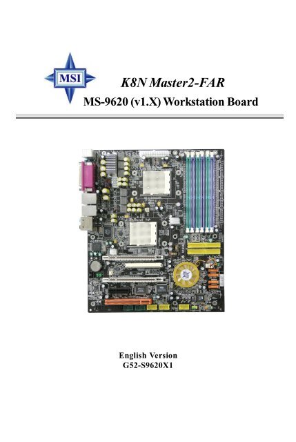 K8N Master2-FAR (MS-9620 v1.X)