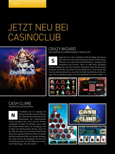 D - CasinoClub Magazin