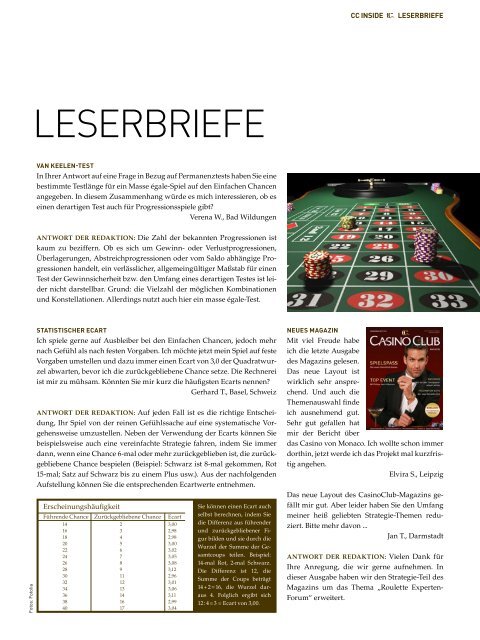 D - CasinoClub Magazin