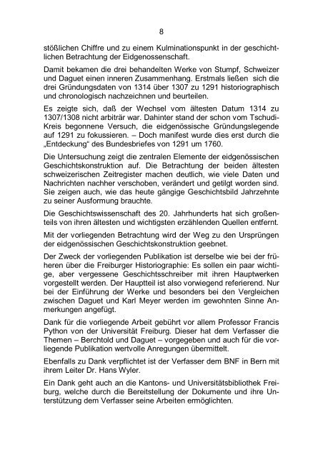 Christoph Pfister Die Entstehung der Jahrzahl 1291 - Dillum