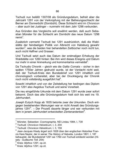 Christoph Pfister Die Entstehung der Jahrzahl 1291 - Dillum