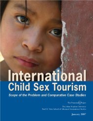 International child sex tourism - Ecpat