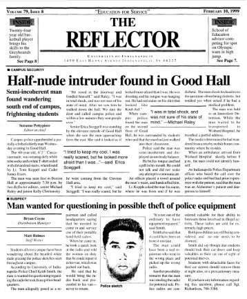 Half-nude intruder found in Good Hall - University of Indianapolis