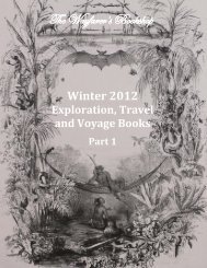 Winter 2012 Exploration, Travel and Voyage Books Part 1