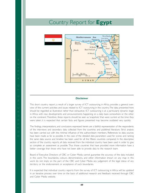 Country Report for Egypt