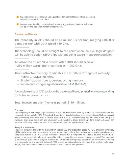 Superconducting Technology Assessment - nitrd