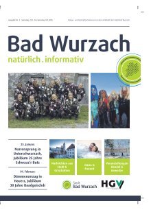 25.01.2025 Bürger- und Gästeinformation Bad Wurzach
