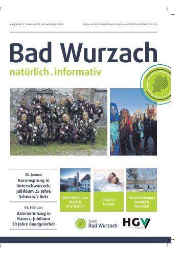 25.01.2025 Bürger- und Gästeinformation Bad Wurzach
