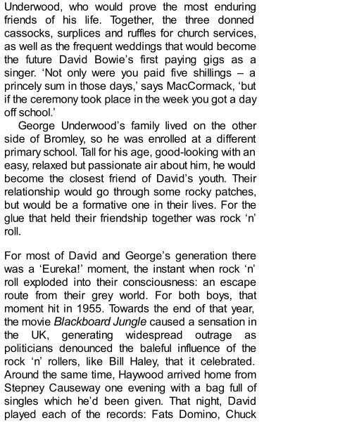 Bowie PDF Book from JFK247