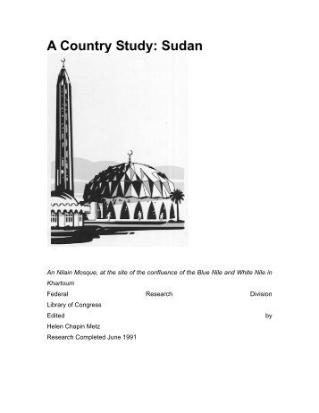 A Country Study: Sudan - Disasters and Conflicts