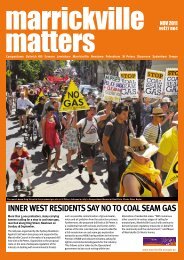 inner west residents say no to coal seam gas - Marrickville Council ...
