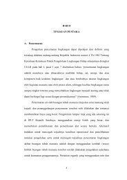 5 BAB II TINJAUAN PUSTAKA A. Pencemaran Pengertian ...