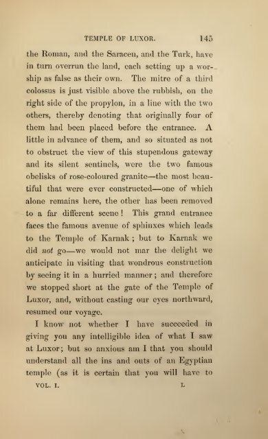 A pilgrimage to the temples and tombs of Egypt, Nubia, and ...