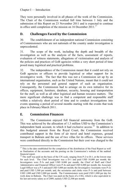 Report of the Bahrain Independent Commission of Inquiry