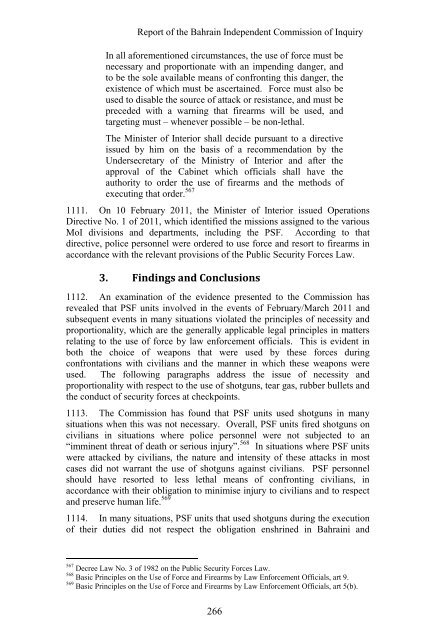 Report of the Bahrain Independent Commission of Inquiry