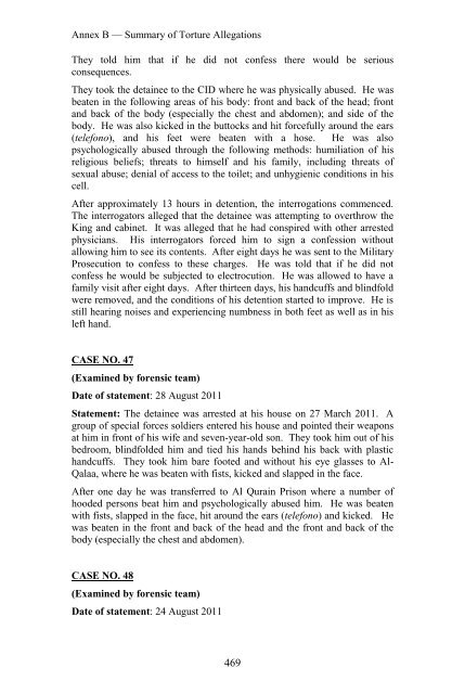 Report of the Bahrain Independent Commission of Inquiry