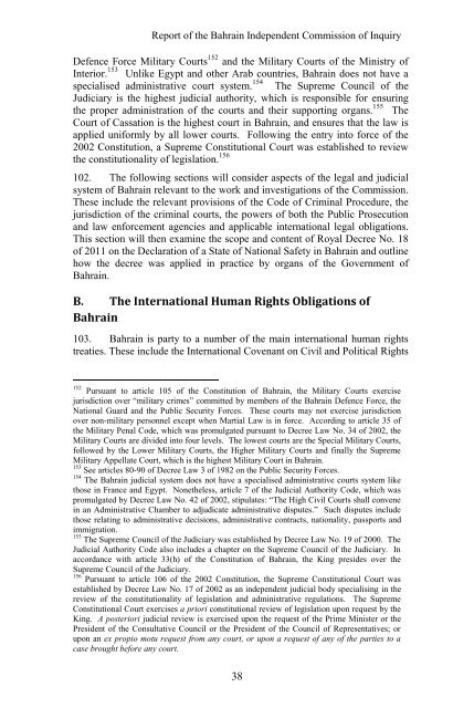 Report of the Bahrain Independent Commission of Inquiry