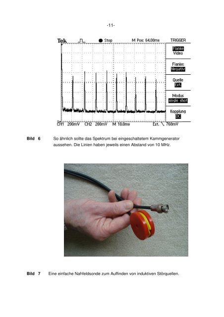 Projekt : Ein einfacher Spektrumanalysator bis 100 MHz EMVSpek