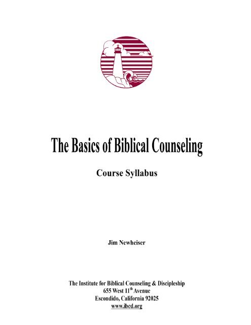 IBCD Signs - Biblical Counseling Online