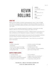 Kevin Rollins 05-2011 editing - STORYFIRST
