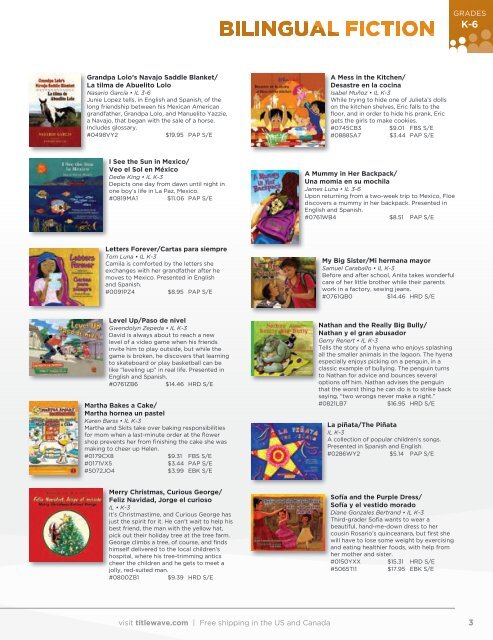 Spanish/Bilingual - Follett Library Resources