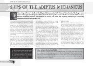 ships of the adeptus mechanicus - The Bolter and Chainsword