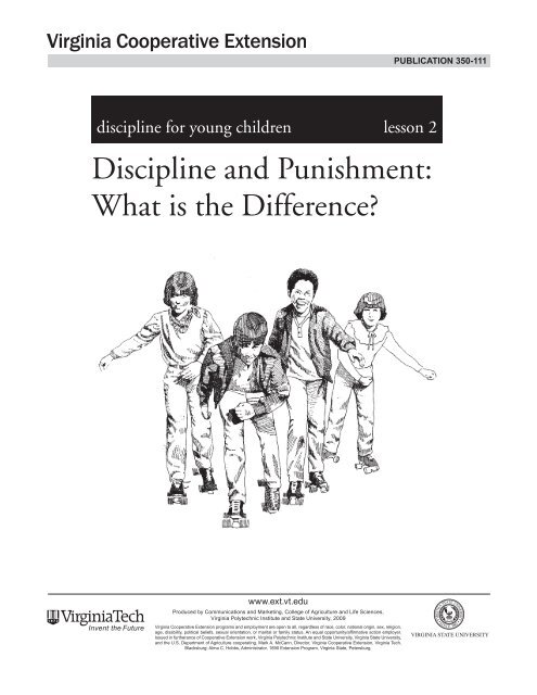 Discipline and Punishment: What is the Difference? - Publications ...