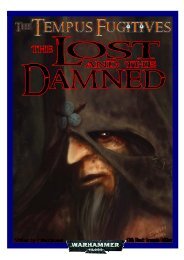 Codex Lost & the Damned Tempus Fugitives - Cold-Moon