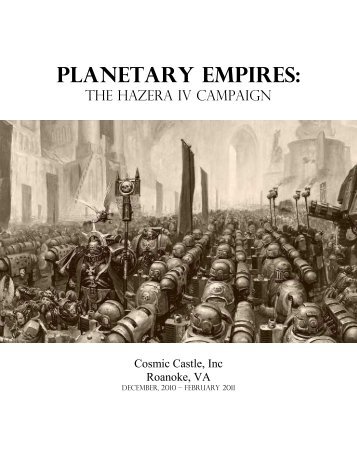 Planetary Empires: The Exodine IV Campaign - Cosmic Castle