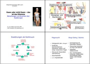 Essstörungen als Kontinuum - SoBZ
