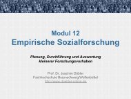 Empirische Sozialforschung als problemlösendes Handeln - Prof. Dr ...