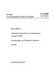 ForStaR Forschungsinstitut Stadt und Region