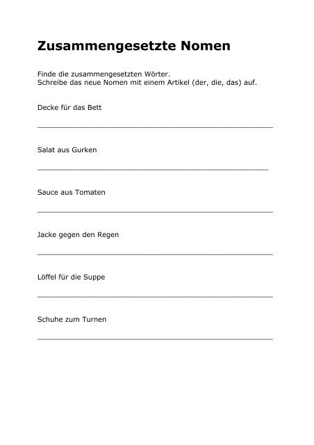 Zusammengesetzte Nomen.pdf (acrobat) - Prepolino.ch