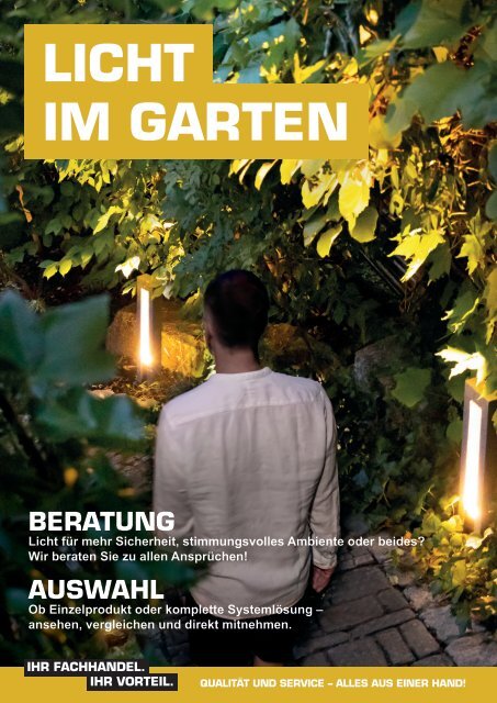 Gartenkatalog 2025 - Licht im Garten