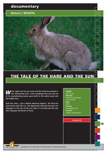 Wildlife THE TALE OF THE HARE AND THE SUN - Interspot Film