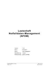 Lastenheft Notfalldaten-Management - Bundesärztekammer