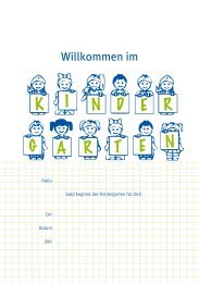 Broschüre Kindergarten-Eintritt [PDF, 2.00 MB] - Schule Weinfelden