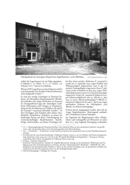 Ein Zwangsarbeiter-Lager in Oberursel 1943-45 - Verein für ...