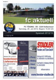 Spielzeit 201 2/1 3 - FC Töging