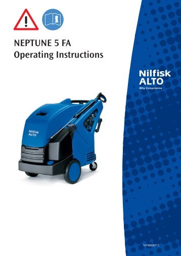 Neptune 5 FA Operating Instructions - Nilfisk PARTS - Nilfisk-Advance