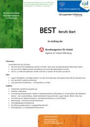 BEST Berufs Start - CJD Offenburg
