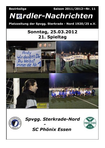 Zeitung vom 25.03.2012 - Spvgg Sterkrade Nord