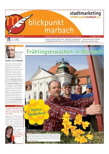 blickpunkt marbach - Stadtmarketing Schillerstadt Marbach eV