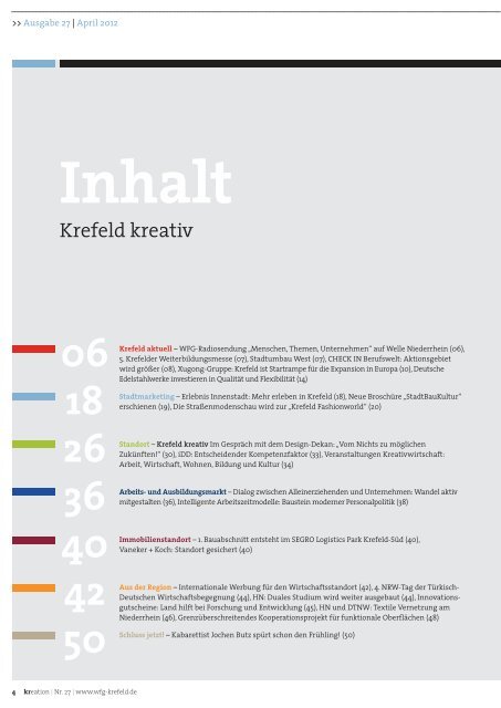 Magazin der Wirtschaftsförderung Krefeld PDF